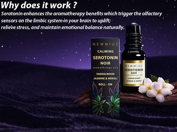Calm Roll on Essential Oil Stress Relief Sandalwood Jasmine Destress Relaxation Calming Rolle New MiuzBuy Supplements Australia
