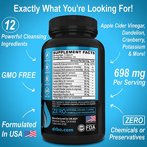 Water Pills Diuretics for Water Retention - Natural Water Away Pills Herbal Diuretic Supplements DR. BOBuy Supplements Australia