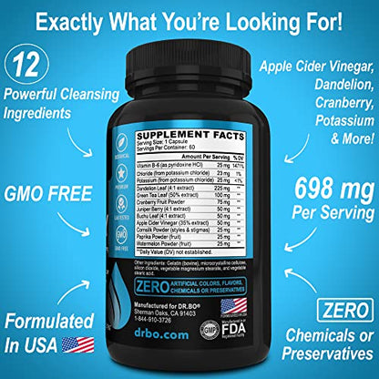 Water Pills Diuretics for Water Retention - Natural Water Away Pills Herbal Diuretic Supplements DR. BOBuy Supplements Australia