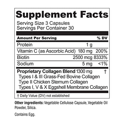 Live Conscious Beyond Collagen Multi Collagen Capsules - Types I, II, III, V & X Live ConsciousBuy Supplements Australia