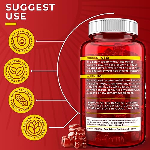 Keto ACV Gummies 1500 mg - Low Sugar Green Apple Flavor - Vegan ACV Keto Gummies SunVerdeBuy Supplements Australia