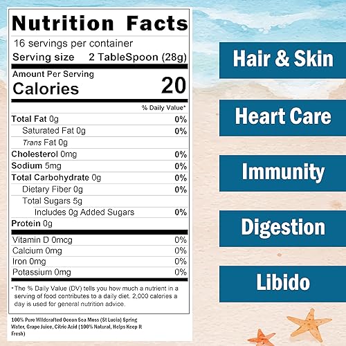 Healistix Grape Irish Sea Moss Gel- St Lucia Wildcrafted Seamoss Gel, Packed HX HEALISTIXBuy Supplements Australia
