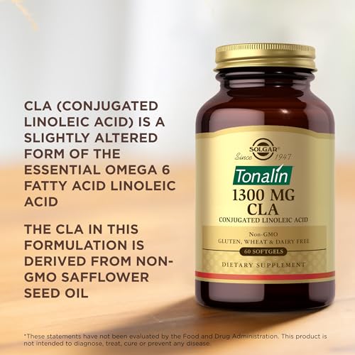 Solgar Tonalin CLA 1300 mg - 60 Softgels - Conjugated Linoleic Acid - Non-GMO, Gluten SOLGARBuy Supplements Australia