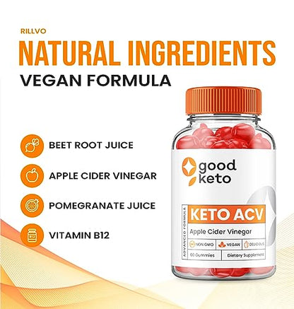 (5 Pack) Good Keto ACV Gummies - Official - Keto Good ACV Advanced Formula Plus RillvoBuy Supplements Australia
