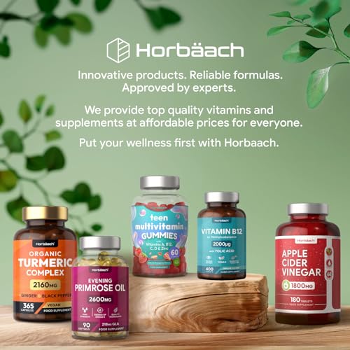 Vitamin B6 and B12 Tablets High Strength | 60 Count | with 100mg of Vitamin B6 HorbäachBuy Supplements Australia