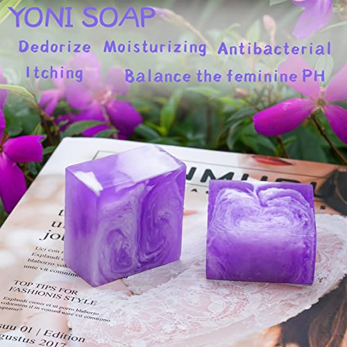 2 Packs Organic Yoni Soap Bars For Women Vaginal Wash, Handmade Yoni Bar Soap For Women Yoni Wash VickoneerBuy Supplements Australia