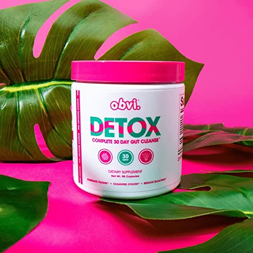 Obvi Detox, Flush Out and Eliminate Toxins, Support Weight Loss, Cleanse Colon, Packed ObviBuy Supplements Australia