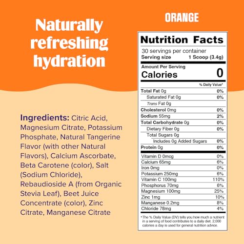 Ultima Replenisher Daily Electrolyte Drink Mix – Orange, 30 Servings – Hydration Powder Ultima ReplenisherBuy Supplements Australia