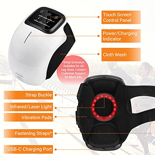 FORTHiQ Cordless Knee Massager, FDA Registered, Infrared Heat and Vibration Knee Pain Relief FORTHiQBuy Supplements Australia