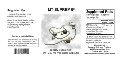 Supreme Nutrition MT Supreme, 90 Pure Herbal Combination Vegetarian Capsules Supreme Nutrition ProductsBuy Supplements Australia