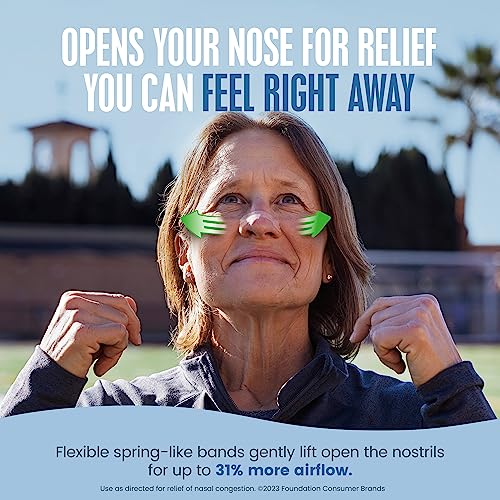 Breathe Right Nasal Strips | Extra Strength | Clear | For Sensitive Skin Breathe RightBuy Supplements Australia