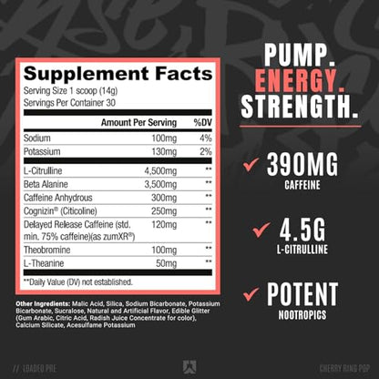Ryse Loaded Pre Workout Powder Supplement for Men & Women | Pumps, Energy, Focus RYSE Up SupplementsBuy Supplements Australia