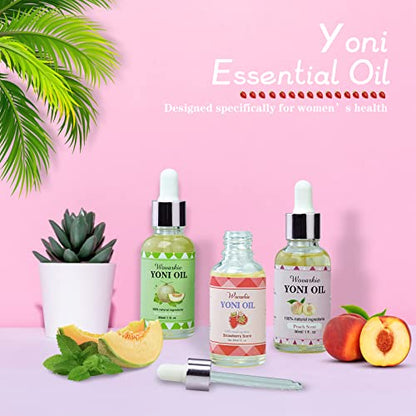 Yoni Oil for Women Set Of 3, 100% Natural Feminine Oil Intimate Deodorant for Women, Eliminates Odor WovarkieBuy Supplements Australia