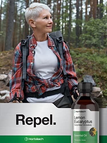 Lemon Eucalyptus Essential Oil | 2 oz | for Massage, Bath, Diffuser, DIY Projects & More HorbäachBuy Supplements Australia