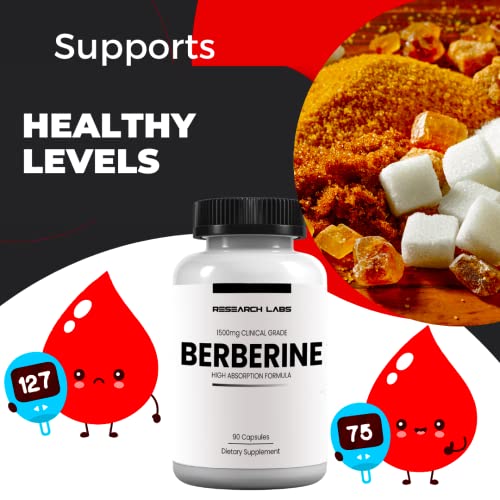 Research Labs 2 Fer 1 Ad - 1500mg Clinical Grade Berberine High Absorption Formula Research LabsBuy Supplements Australia