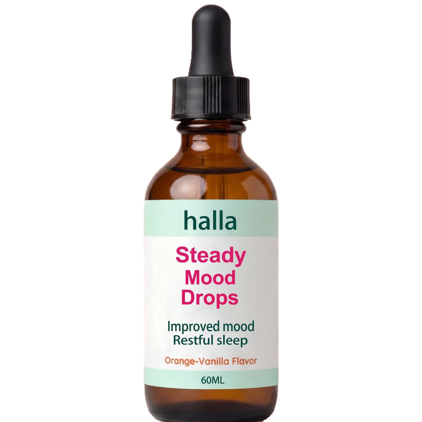 Halla Steady Mood Drops, with Saffron Extract – Fast Absorption Cognitive & Emotional Balance Supplement – Advanced Brain Nutrient Blend – Orange Vanilla Flavor, 2 fl oz DFTLUUEBuy Supplements Australia