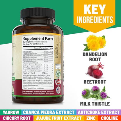 Liver Cleanse Detox & Repair Formula. Liver Support Supplement with Dandelion Root Silymarin WHOLE WORLD WELLNESSBuy Supplements Australia