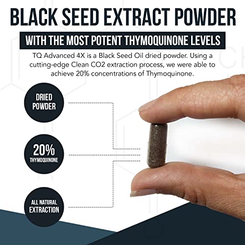 20% Thymoquinone Black Seed Oil Extract Capsules - TQ-Advanced 4X®: Highest Triquetra HealthBuy Supplements Australia