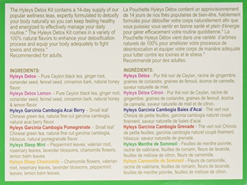 Hyleys Detox Tea 14 Days Kit - 42 Tea Bags - Herbal Supplement - Mother's Mother's Day HYLEYSBuy Supplements Australia