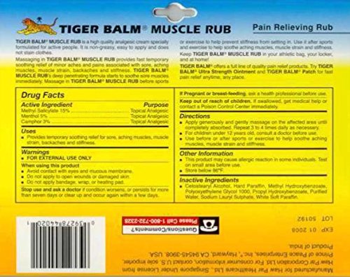 Prince of Peace Tiger Balm Muscle Rub Prince Of PeaceBuy Supplements Australia