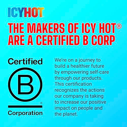 Icy Hot Original Pain Relief Patch, Medium Size Fabric Patches for Arm, Neck and Leg with Menthol 5%, Ice and Heat Contrast Therapy for Backaches, Joints, Muscle Strains and Arthritis, 5 ct. Icy HotBuy Supplements Australia
