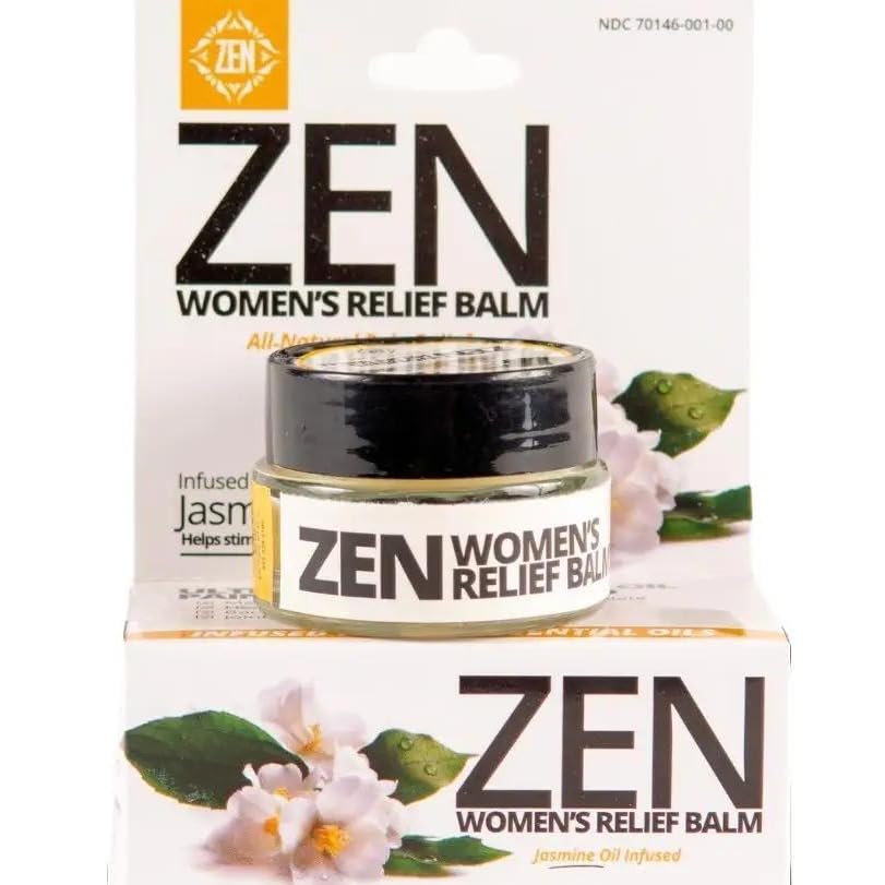 ZEN Women’s Relief Balm – Plant-Based Topical Balm Infused with Jasmine Oil – Cooling Botanical Blend – 0.7 oz – #TrustedByLegends ZENBuy Supplements Australia