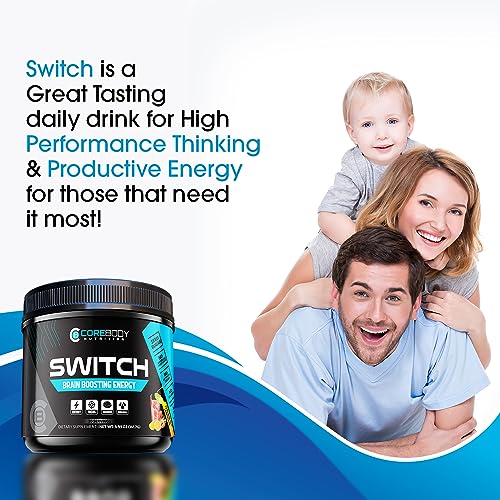 Switch, Brain Boosting Nootropic Energy Supplement, Increase Mental Focus & Cognitive CoreBody NutritionBuy Supplements Australia