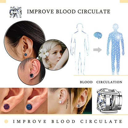 Ronglry Acupressure Slimming Earrings Therapy Weight Loss Earrings for Women Men RonglryBuy Supplements Australia