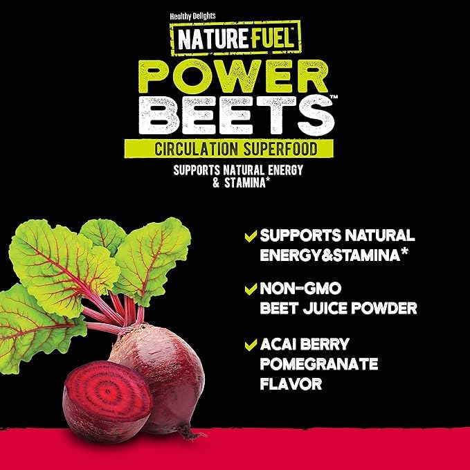 Amazing Grass Greens Blend Superfood: Super Greens Powder Smoothie Mix for Boost Energy, 30 Servings & Nature Fuel Power Beets Powder, Beet Root Powder, Support Natural Energy, 30 Servings Amazing GrassBuy Supplements Australia