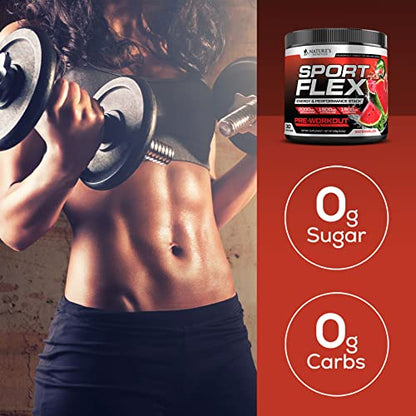 Pre Workout Powder with Beta Alanine, L-Citrulline & L-Arginine | PreWorkout Energy Powder Nature's NutritionBuy Supplements Australia
