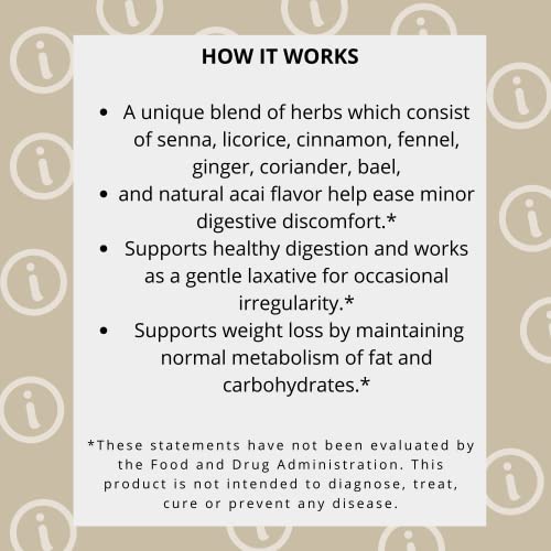 Hyleys Colon Cleanse Tea Blackberry Flavor - 50 Tea Bags (1 Pack) HYLEYSBuy Supplements Australia