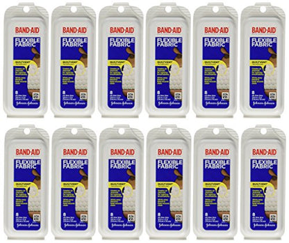 Band-Aid Flex Fabric Travel Pack - 8 Count, Pack of 12 Band-AidBuy Supplements Australia