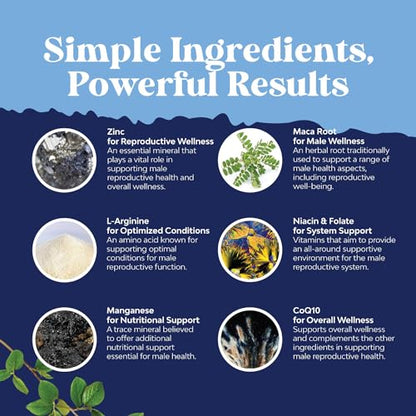Prenatal Multivitamin Male Fertility Supplement 180ct - Mens Fertility Supplement Natures CraftBuy Supplements Australia