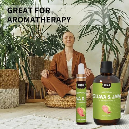 Essential Oils-MISIJI Guava & Jam Fragrance Essential Oils for Diffuser for Home 4FL.OZ Plus 0.33 MISIJIBuy Supplements Australia