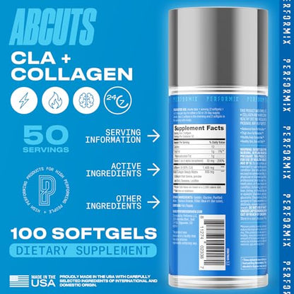 PERFORMIX - AbCuts CLA + Collagen - Fitness Goals - Improve Energy & Endurance PERFORMIXBuy Supplements Australia