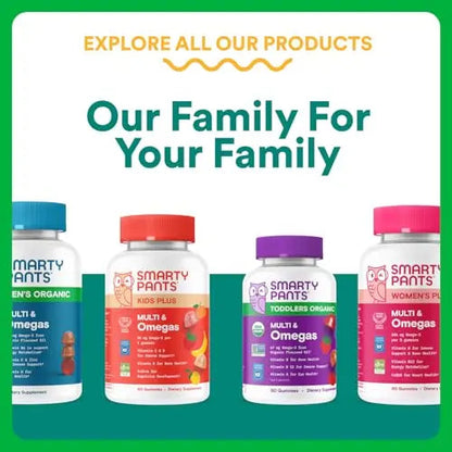 SmartyPants Organic Prenatal Vitamins for Women, Multivitamin Gummies: Biotin, Methylfolate, Omega 3 (ALA), Vitamin D3, C, Vitamin B12, B6, A, K2 & Zinc SmartyPantsBuy Supplements Australia