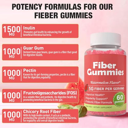 Fiber Gummies for Adults-Probiotic & Prebiotic Fiber Gummies for Men & Women HerodianowBuy Supplements Australia