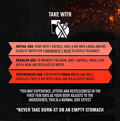 Burn-XT Clinically Studied Fat Burner & Weight Loss Supplement - Appetite