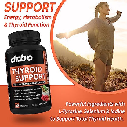 Thyroid Support for Women & Men Supplement - Natural Metabolism, Mood & Energy Enhancer DR. BOBuy Supplements Australia