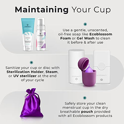 CareCup Menstrual Cups - Set of 2 Reusable Period Cups - Premium Design with Soft, Flexible CarecupBuy Supplements Australia
