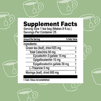 Hyleys Tea Moringa Oleifera with Mango Flavor - 25 Tea Bags (Miracle Tree Tea) HYLEYSBuy Supplements Australia