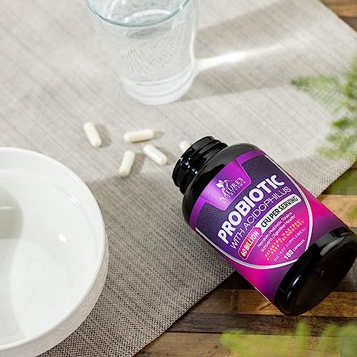 Probiotics, 60 Billion CFU per Serving, Probiotic with Prebiotics for Digestive & Immune Health Nature's NutritionBuy Supplements Australia