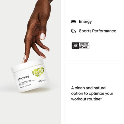 THORNE Pre-Workout Elite - Natural Support for Energy Production and Performance THORNEBuy Supplements Australia