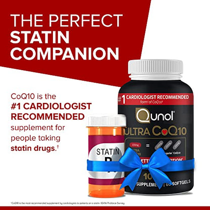 Qunol Ultra CoQ10 100mg Softgels- 3x Better Absorption Coenzyme Q10 Supplements QunolBuy Supplements Australia