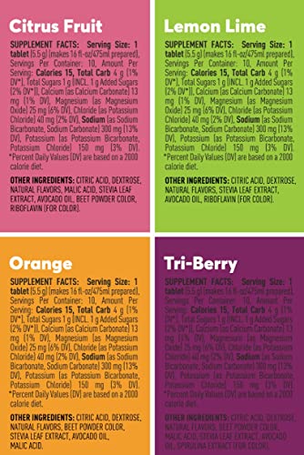 Nuun Sport Electrolyte Tablets for Proactive Hydration, Mixed Citrus Berry Flavors, 4 Pack NuunBuy Supplements Australia