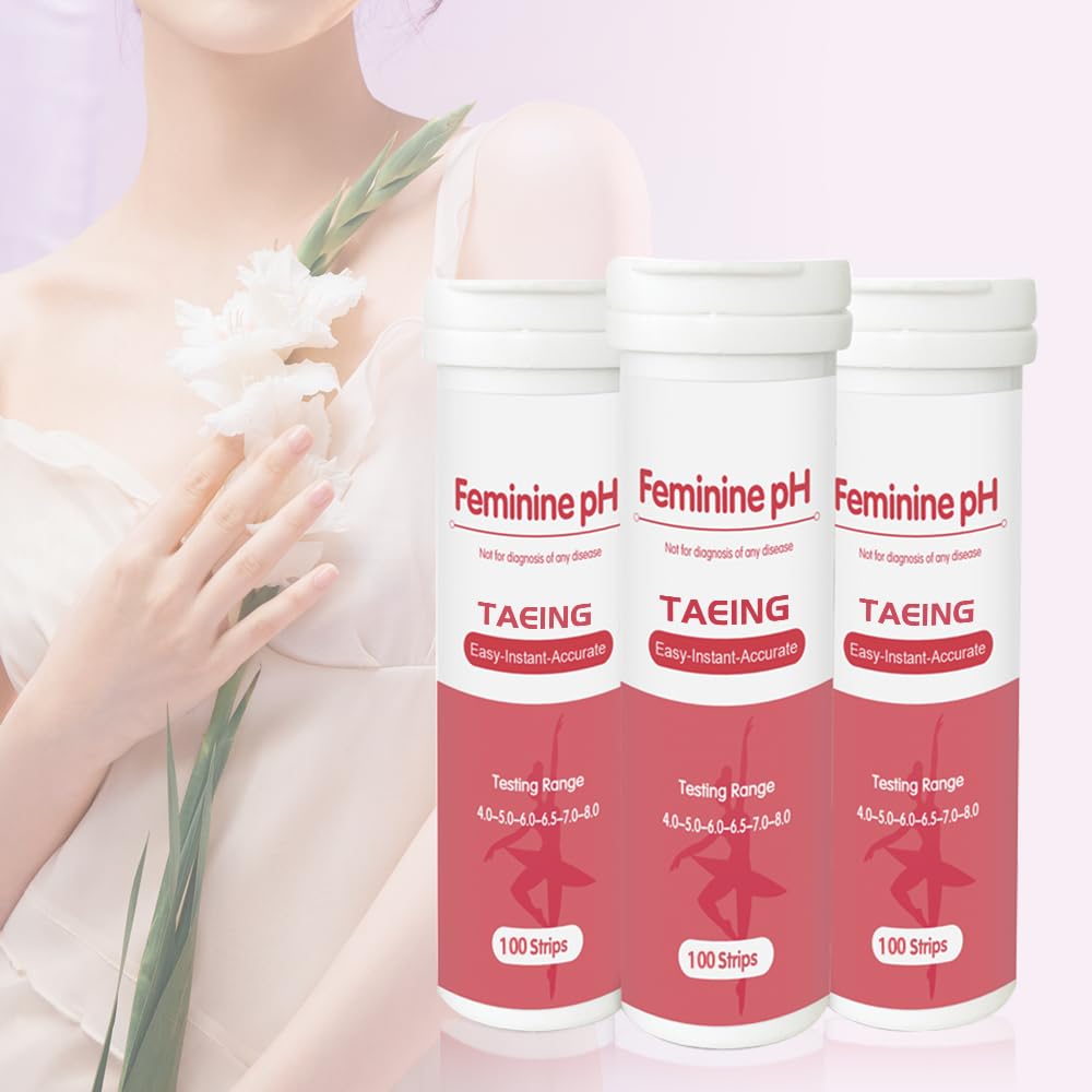 TAEING Vaginal Health pH Test Strips, 100pcs Feminine pH Test for Women, pH-Balance Monitor My StoreBuy Supplements Australia