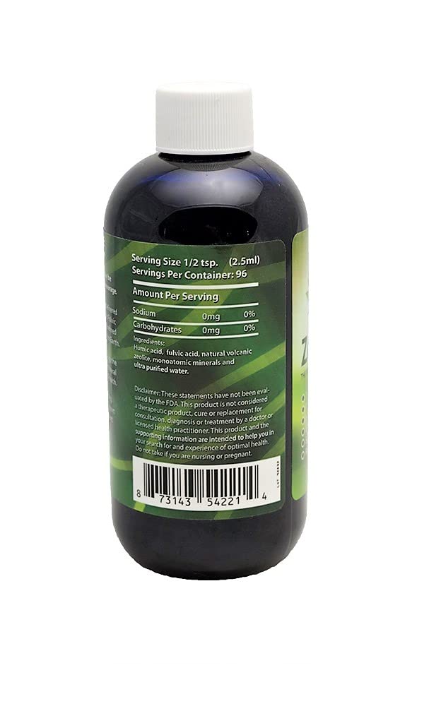 Living Foods USA ZeoHeal - Humic and Fulvic Acid Mineral Supplement 8 Fluid Ounce (2-Pack) Living Foods USABuy Supplements Australia