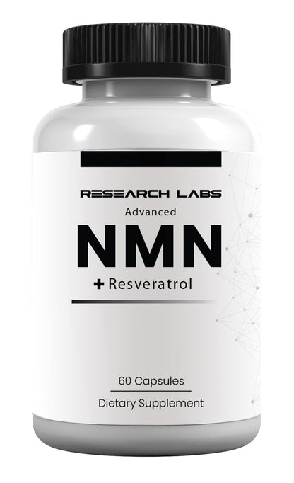 Research Labs Advanced NMN Resveratrol & Betaine (TMG) Longevity Formula – NAD Cellular Energy, Healthy Aging, Metabolic Support – Advanced Science Supplement – Made in USA NAD Supplement Booster Research LabsBuy Supplements Australia