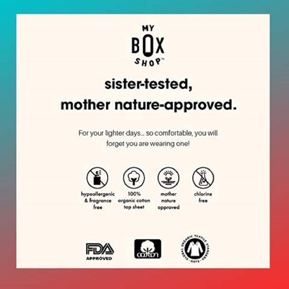 MYBOXSHOP Organic Tampons - 100% Pure Organic Cotton Tampons with BPA-Free Applicator MYBOXSHOPBuy Supplements Australia