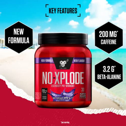 BSN Nutrition N.O.-Xplode Pre Workout Powder Food Supplement, Energy and Focus BSNBuy Supplements Australia
